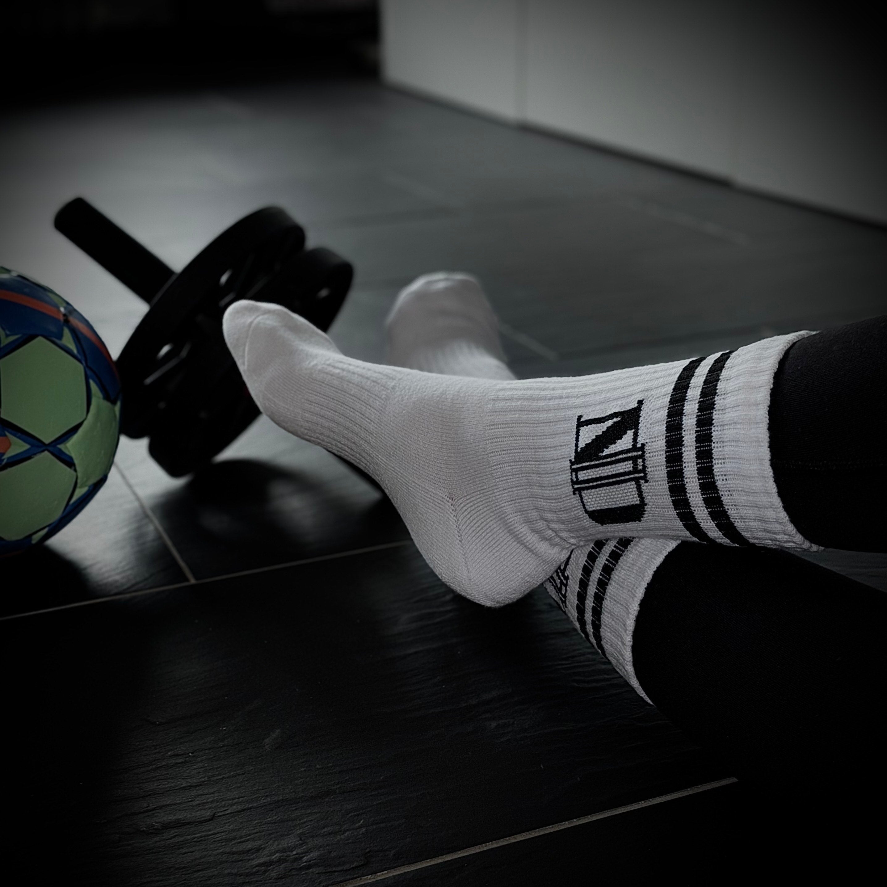 Never2Done Crew-Socken lang